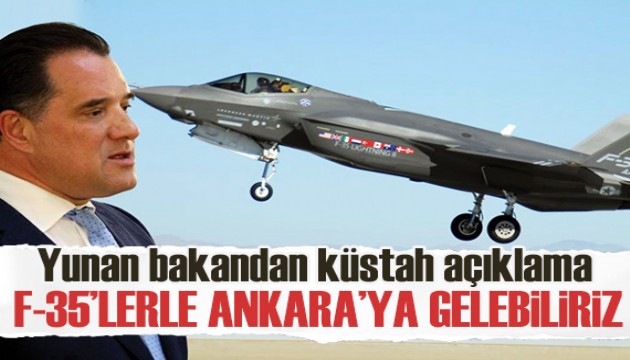 Yunan bakandan küstah açıklama: Bir gece F-35'lerle Ankara'ya gelebiliriz