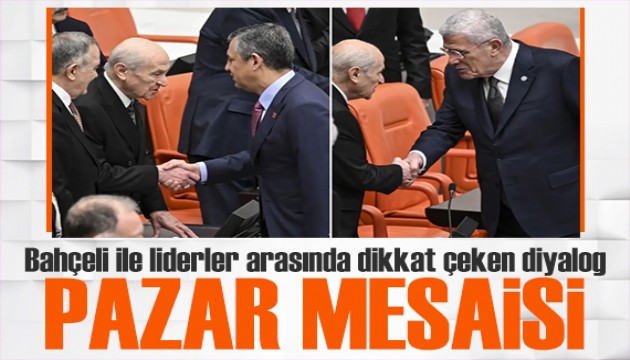 Bahçeli ile liderler arasında dikkat çeken diyalog