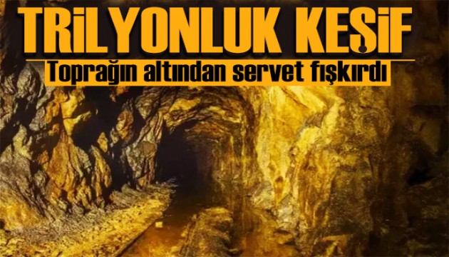 Toprağın altında trilyonluk keşif