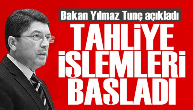 Bakan Tunç açıkladı: Tahliye işlemleri başlatıldı