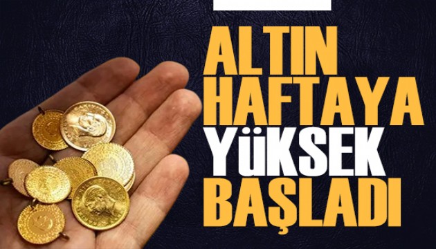 Altın haftaya yüksek başladı: Gram altın ne kadar oldu?