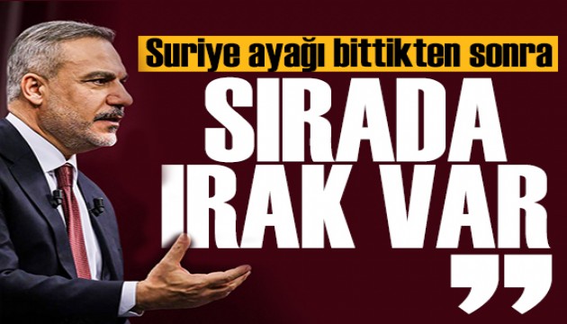 Bakan Fidan'dan dikkat çeken açıklama: Sırada Irak'taki PKK varlığı var