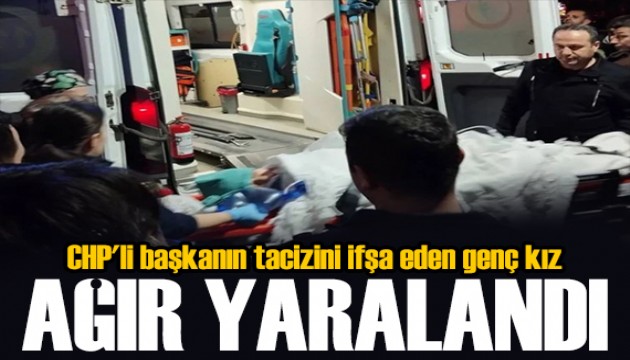 Taciz iddiasının tarafı olan genç kız kaza geçirdi