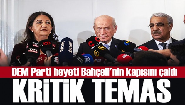 Terörsüz Türkiye sürecinde temaslar sürüyor! Gözler DEM Parti-MHP görüşmesinde