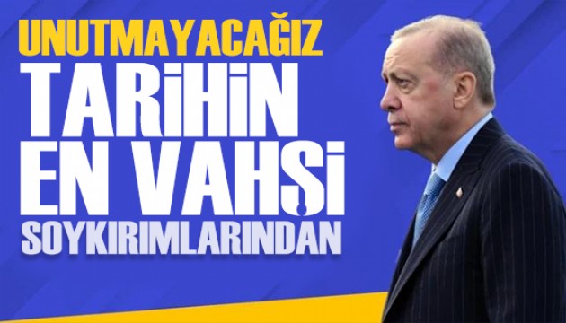 Erdoğan'dan Srebrenitsa Soykırımı mesajı: Asla unutmayacağız