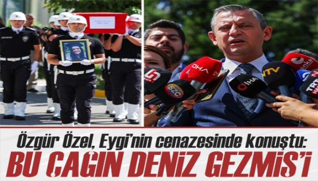 Özgür Özel, Ayşenur Ezgi Eygi'nin cenazesinde konuştu