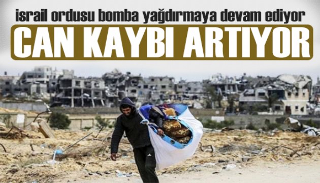 Gazze'de can kaybı artıyor! Peş peşe şiddetli saldırılar