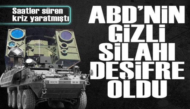 ABD'nin gizli silahı deşifre oldu
