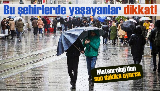 Meteoroloji bu bölgeleri uyardı: Sağanak geliyor! İşte 9 Kasım hava durumu