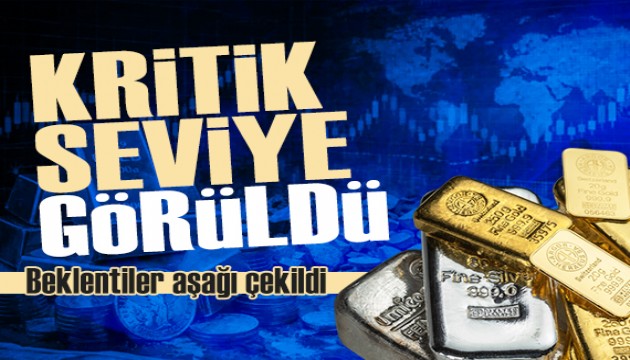 Altın ve gümüşte kritik seviye: Yıl sonu tahminleri de düştü
