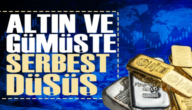 Altın ve gümüşte serbest düşüş