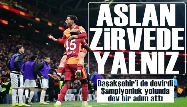 Galatasaray zirvede yalnız kaldı: Puan farkı 7'ye çıktı