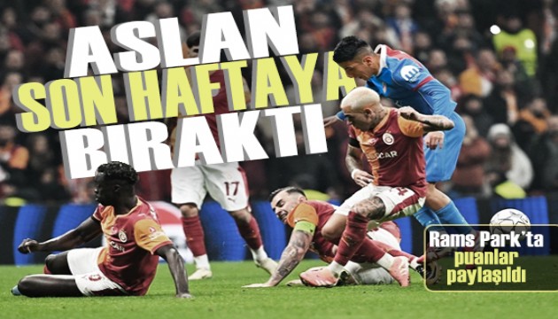 Rams Park'ta puanlar paylaşıldı