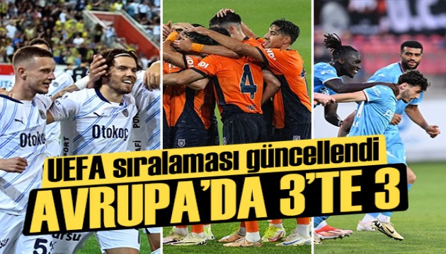 Avrupa maçlarına 3'te 3'le başladık