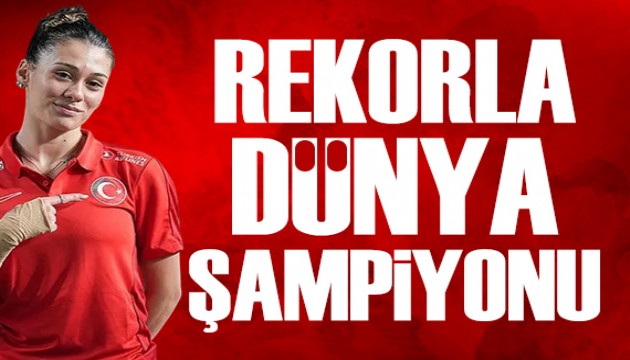 Milli atlet Aysel Önder, rekorla dünya şampiyonu oldu