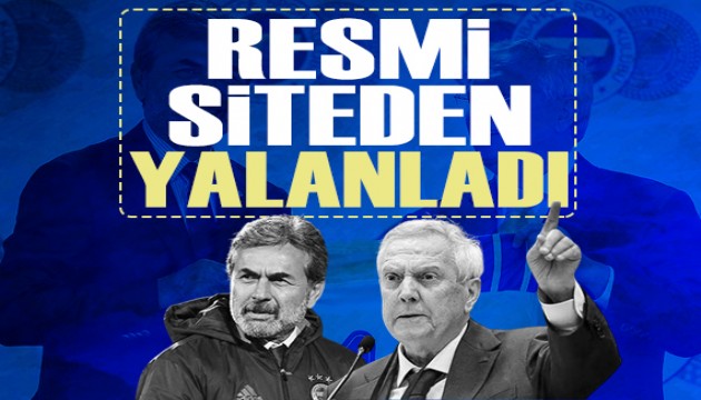 Aziz Yıldırım Aykut Kocaman'la anlaşıldı iddialarını resmi siteden yalanladı