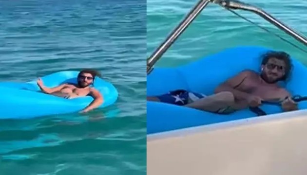 Deniz yatağında uyurken bulundu