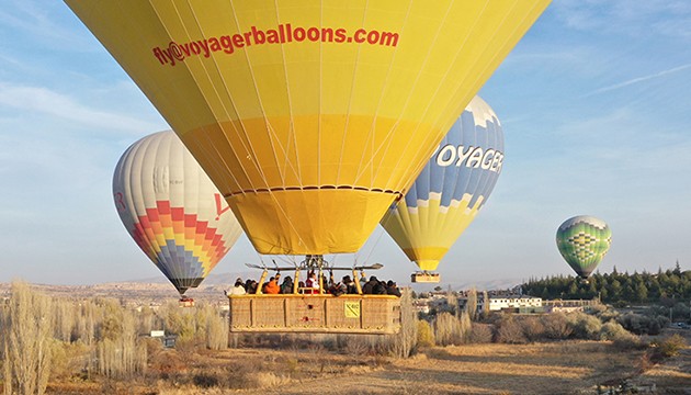 Balonlar öğretmenler için havalandı