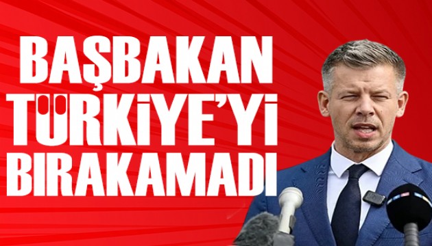 Başbakan Türkiye'den ayrılamadı: Paylaşımına beğeni yağdı