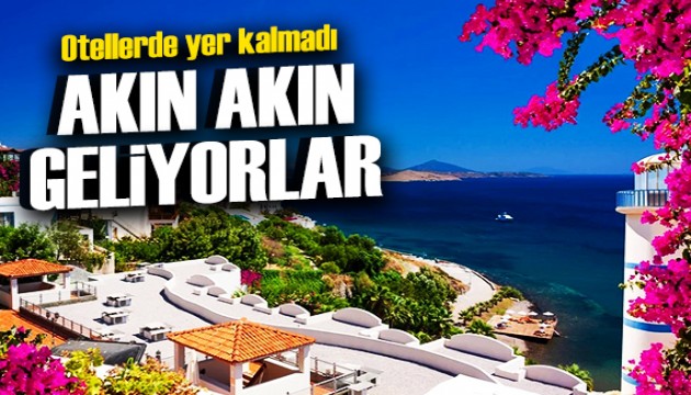 Akın akın geliyorlar: Otellerde yer kalmayan ilçemiz!