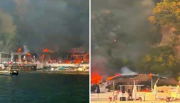 Büyükada'da korkutan yangın: Acil müdahale gemisi sevk edildi