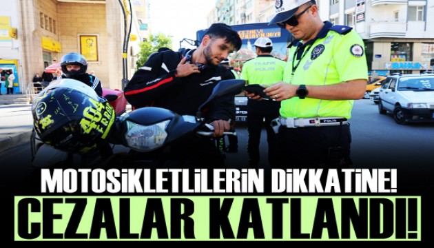 Motosiklet sürücüleri için yeni dönem: Cezalar katlandı!
