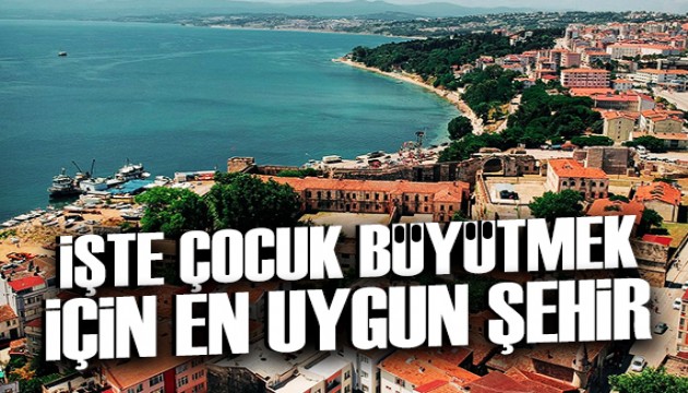 Türkiye'de çocuk büyütmek için en iyi şehir belli oldu
