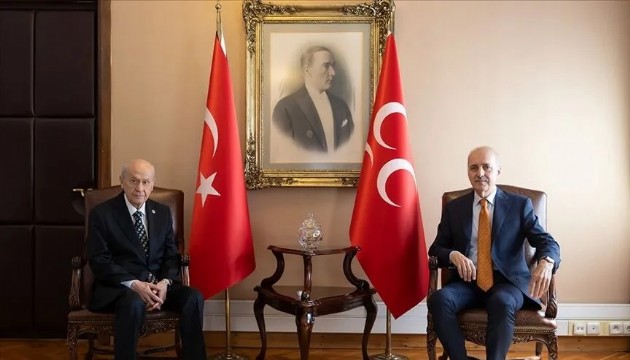 Kurtulmuş'tan Bahçeli'ye ziyaret