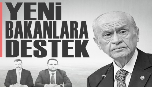 Bahçeli'den kabine değişikliğine dair mesaj