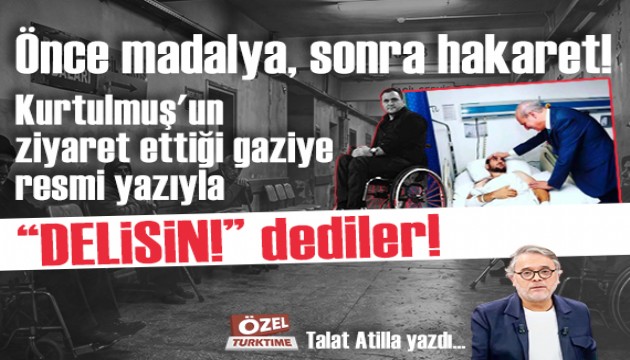 Önce madalya, sonra hakaret! Kurtulmuş'un ziyaret ettiği gaziye resmi yazıyla 
