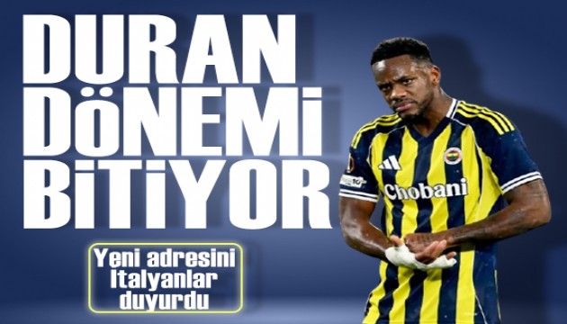 Fenerbahçe'de Jhon Duran dönemi sona eriyor