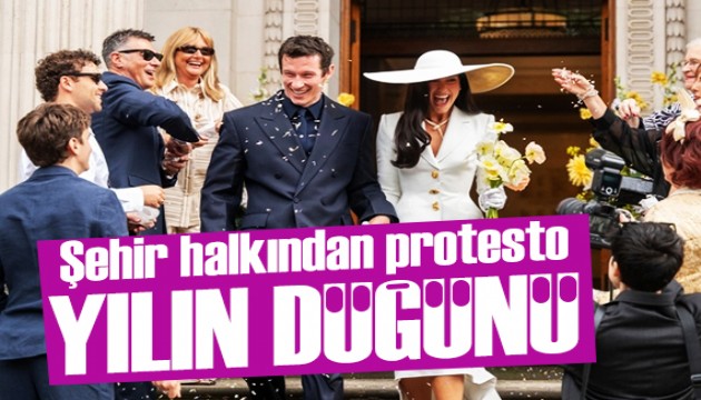 Yılın düğününde büyük gizlilik: Şehir halkından protesto