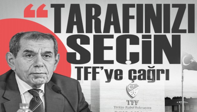 Dursun Özbek'ten TFF'ye 