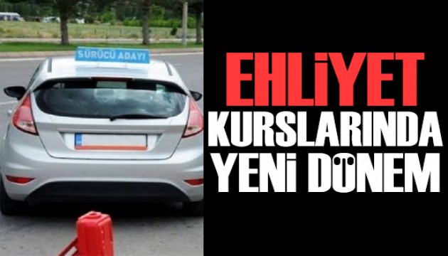 Ehliyet alacaklara müjde: Binlerce sürücü kursunda yeni dönem