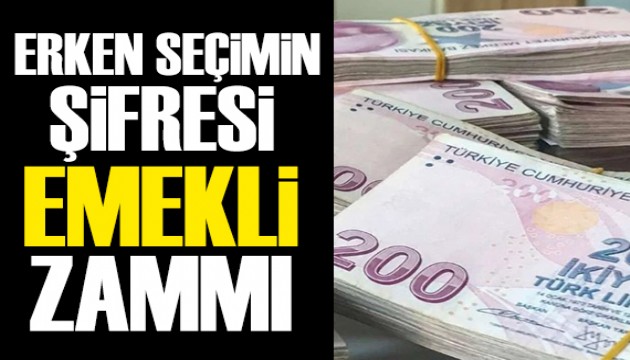 Özgür Erdursun yazdı: Erken seçimin şifresi emekli zammı