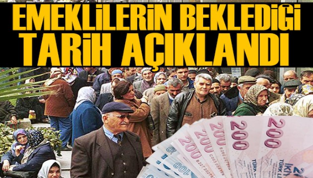 Emekli aylıkları ile bayram ikramiyelerinin ödeneceği tarih belli oldu