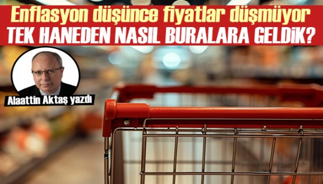 Alaattin Aktaş yazdı:‘Görüyorsunuz işte, enflasyon düşüyor' diyenlere yöneltilecek sorular...