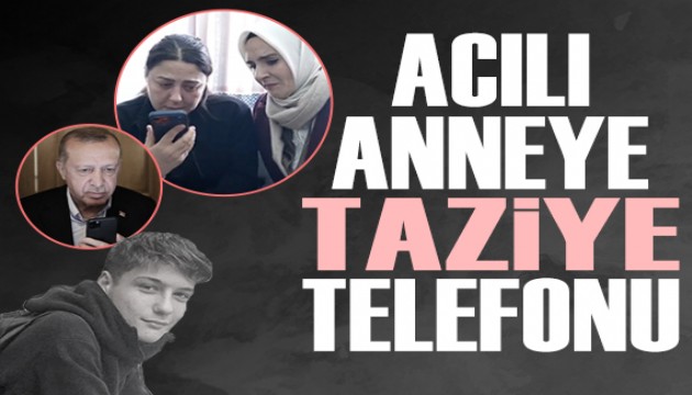 Cumhurbaşkanı Erdoğan'dan Atlas Çağlayan'ın annesine taziye telefonu