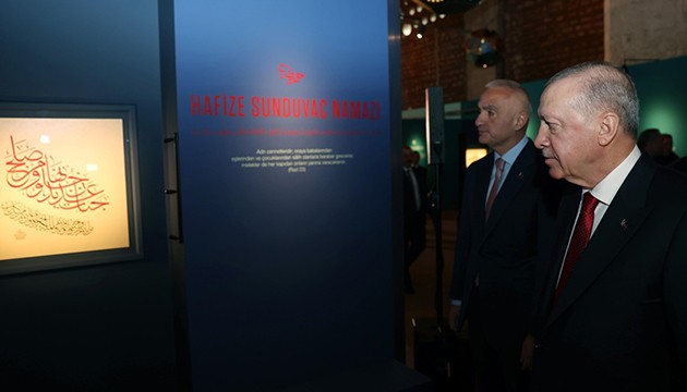 Cumhurbaşkanı Erdoğan, sergi açılışı gerçekleştirdi