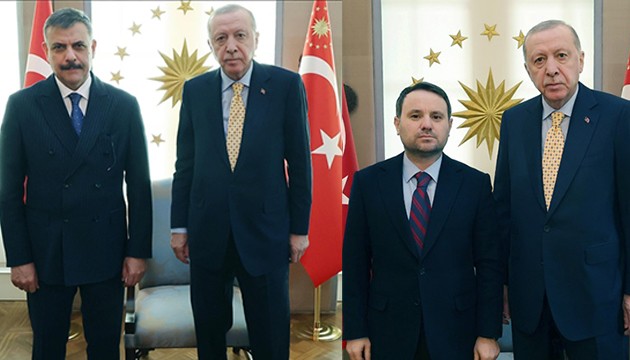 Erdoğan, yeni bakanları kabul etti