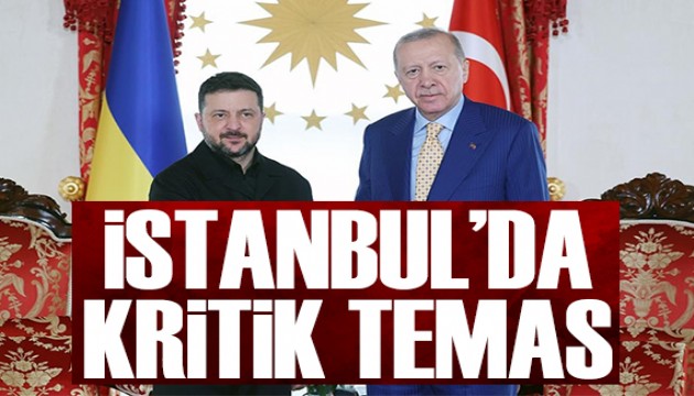 Cumhurbaşkanı Erdoğan, Zelenskiy ile bir araya geldi