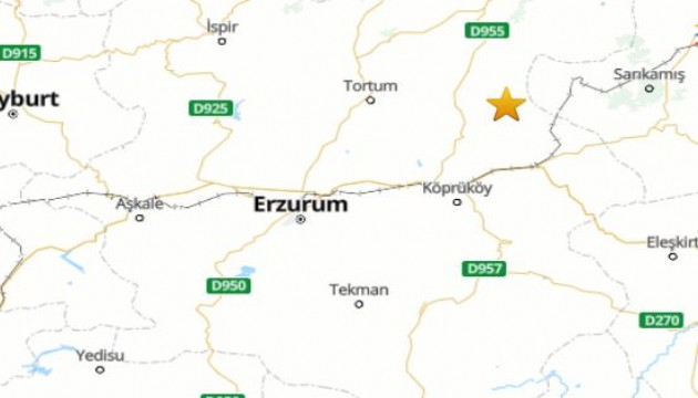 Erzurum'da korkutan deprem