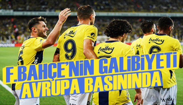 Fenerbahçe'nin galibiyeti Avrupa basınında