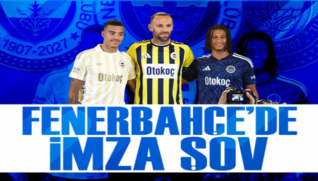 Fenerbahçe'de imza şov