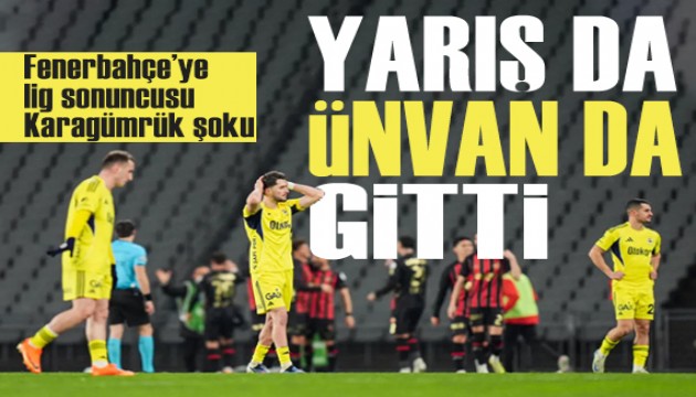 Fenerbahçe'ye Karagümrük şoku: Namağlup ünvanı da gitti