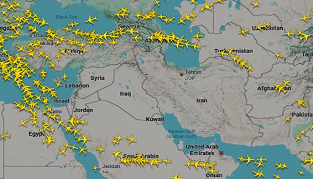 Uçuş haritaları tamamen değişti: Orta Doğu'da hava sahası kaosu