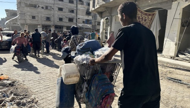 İsrail, Gazze'de yeni bir 'tahliye emri' yayımladı