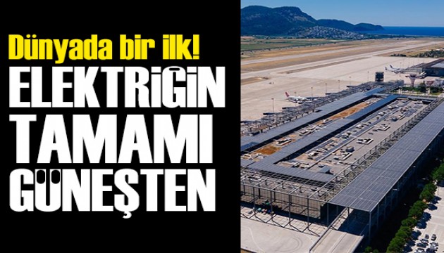 Dünyada bir ilk: Elektrik ihtiyacının tamamını güneşten karşıladı