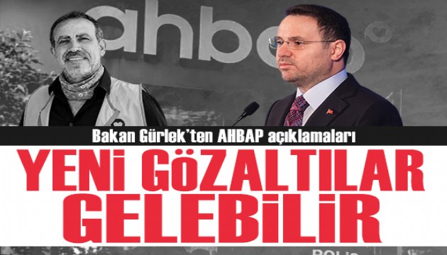 Bakan Gürlek'ten AHBAP açıklaması: 