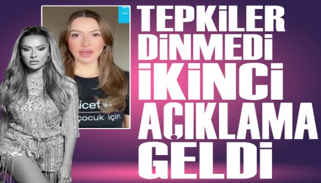 Hadise'den ikinci UNICEF açıklaması: Yolları ayırdı